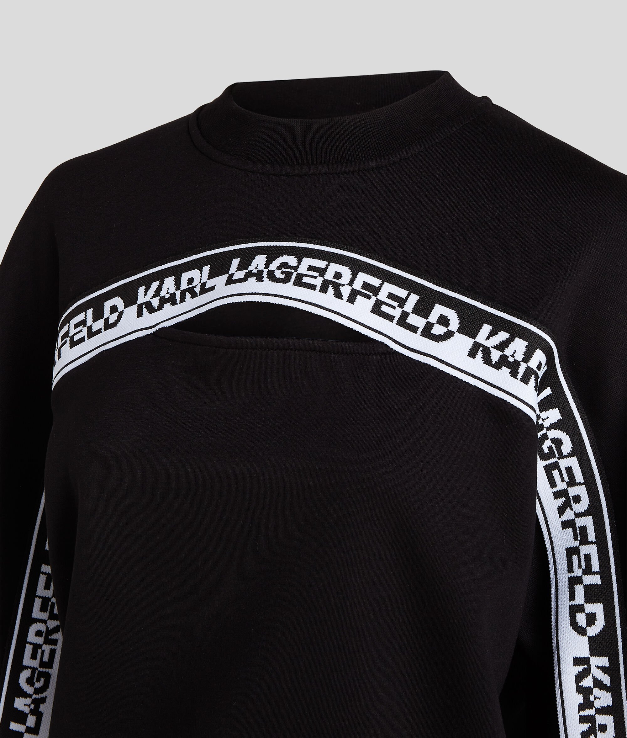 (image for) Novel Karl Logo Cut-Out Sweatshirt